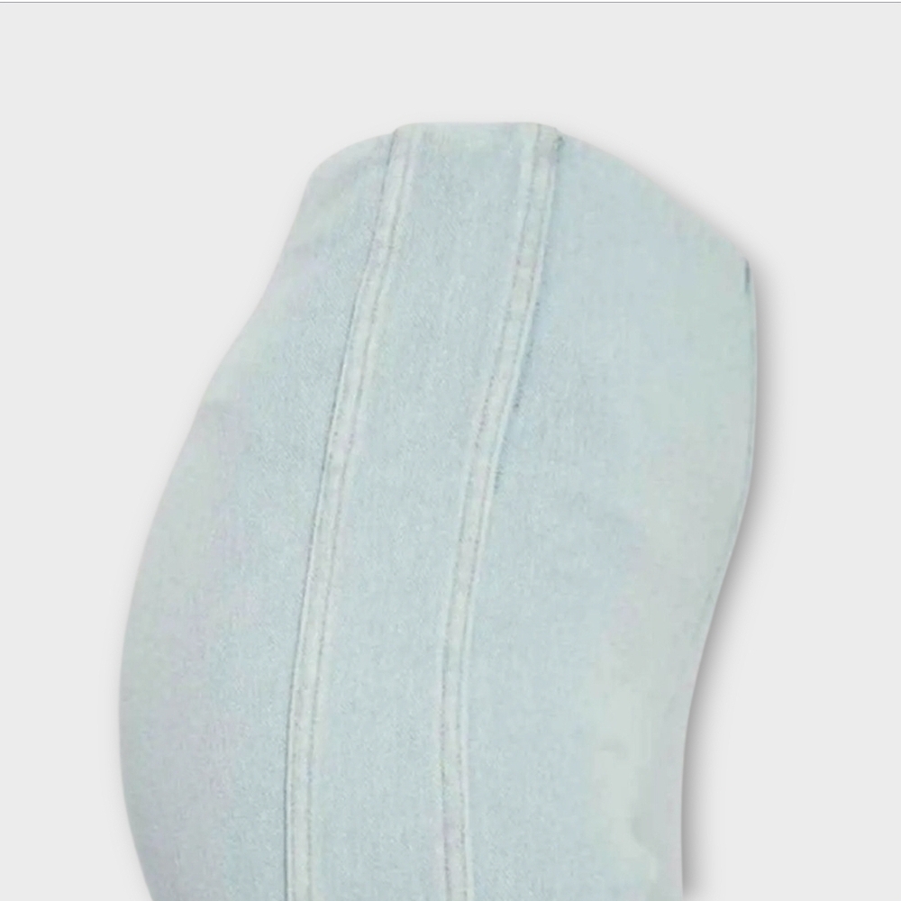 NWT Lysse Venice Cuff Cropped Blue Tint Leggings ~Small - Picture 4 of 6